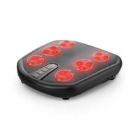 COMFIER Shiatsu Foot Massager Machine,Kneading Foot Massager with Heat, Heated Foot Warmer, Feet Massager for Pain Relief, Plantar Fasciitis, Fit All Foot Size, Black