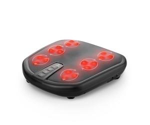 COMFIER Shiatsu Foot Massager Machine,Kneading Foot Massager with Heat, Heated Foot Warmer, Feet Massager for Pain Relief, Plantar Fasciitis, Fit All Foot Size, Black