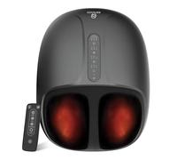 COMFIER Shiatsu Foot Massager with Dual Heat & Compression, 3 Kneading & 3 Compression Levels, Heated Feet Massager Fits Up to Size 14, Home Foot Massager, Gifts for Women Men