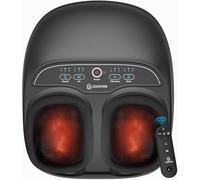 COMFIER Shiatsu Foot Massager with Heat,&Knead,Compression,Vibration,Pause Function,Electric Feet Massager Machine for Plantar Fasciitis Neuropathy,Remote Control,Gifts for Women,Men