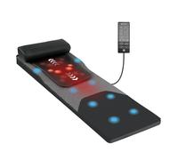 COMFIER Shiatsu Massage Mat with Heat, Full Back Deep Kneading | 3 Massage Zones & Spot Massage, 3 Shiatsu Speeds, Graphene Heat, 2 Heat Settings, 8 Vibration Motors, 3 Vibration Modes