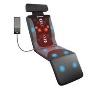 COMFIER Shiatsu Massage Mat with Heat, Full Body Deep Kneading | 3 Massage Zones, Spot Massage, 8 Vibration Motors, 3 Modes & Intensities, 2 Heat Settings, Gifts for Mom Dad