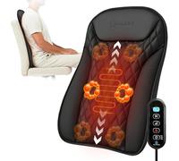 COMFIER Ultra-Slim Back Massager with Heat, Up-Down Shiatsu, 20 Nodes