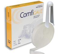 Comfigauz Size '12' Tubular Natural Cotton Stockinette Bandage - Unstretched (Flat Diameter Width) 2.7cm - Ideal for Bulky Fingers and Toes - 20m Length (1 Box) + Applicator