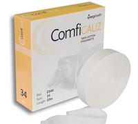 Comfigauz Size '34' Tubular Natural Cotton Stockinette Bandage - Unstretched (Flat Diameter Width) 3.6cm - Ideal Childrens Limbs, Adult Hands, Small Limbs - 20m Length (1 Box)