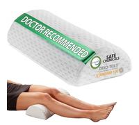 ComfiLife Bolster Pillow for Legs, Knees, Lower Back - 100% Memory Foam Half Moon Pillow - Semi Roll Pillow for Lower Back Pain Relief - Great as Under Knee Pillow, Leg Rest Pillow, Lumbar Pillow