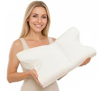 COMFILLOW Cervical Neck Pillow for Sleeping, Ergonomic Pillow for Neck Pain Relief, Odorless All-Season Contour Memory Foam Support for Side, Back, and Stomach Sleepers