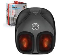 COMFIRT Foot Massagers,Heated Feet Massager with Kneading Rolling Compression, Shiatsu Electric Foot Massager for Plantar Fasciitis, Gifts for Women Men