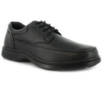 Comfisole Mens Black Padded Collar Lace Up Comfort Fit Casual Shoes Size: 6