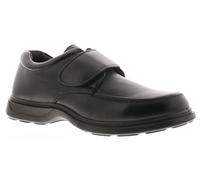 Comfisole Percy Men's Black Touch Fastening Comfort Fit Apron Shoes, Size: 9