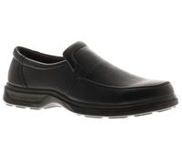 Comfisole Mens Black Slip On Wider Fitting Casual Shoes Size: 6