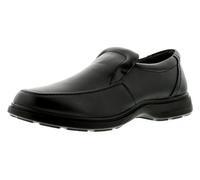 Comfisole Robin Mens Casual Shoes - Black Wide Fit Shoes for Work & Casual Wear, Slip on Black Work Footwear for Men with PU Upper, Textile Lining & PU Sole Black 14 UK