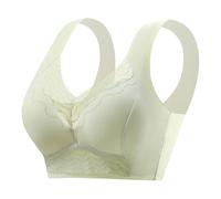 Comfit Bras for Women Uk, Women's Bras Non Wired, Underwear Comfort and Double Support for Large Bust Push Up Seamless Non Wired Support Full Coverage Bralettes Everyday Plus Size Bras