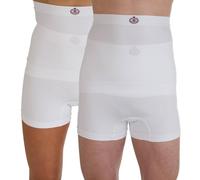 Comfizz 10" Waistband with Silicone Grip | Unisex Belt for Stoma | Bag Cover | Hernia & Kidney Aid | Post-Surgery (XL/2XL,White)