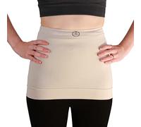 Comfizz 10" Waistband with Silicone Grip | Unisex Belt for Stoma | Bag Cover | Hernia & Kidney Aid | Post-Surgery (S/M Light Grey)