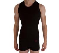 Comfizz Level 1 Support Vest: Mens, Light Support Ideal for Post Surgery, Small Hernias & High Sited Stomas (S/M, Black)