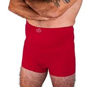 Comfizz Level 2 Ostomy Support Boxer: High Waist, Unisex, Medium Support Ideal for Post Surgery & Small Hernias (L/XL,Raspberry)
