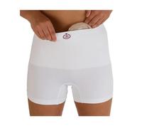 Comfizz Level 2 Ostomy Support Boxer: High Waist, Unisex, Medium Support Ideal for Post Surgery & Small Hernias (L/XL,White)
