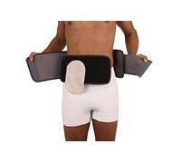 Comfizz Level 3 Two Piece Ostomy Support Belt: Firm Support, 17cm Depth Suitable For Regular or High Sited Stomas & Large Hernias (2XL, 90mm Aperture)