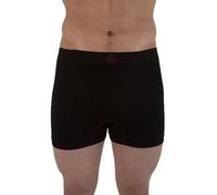 Comfizz Ostomy Level 1 Support Boxer: Standard Waist, Unisex, Light Support Ideal for Post Surgery (M/L, Black)