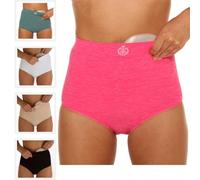 Comfizz Ostomy Underwear for Women - Stoma Knickers for Post Surgery, hernia, C Section, Waist & abdomen support- Soft, Breathable Secure Fit, Discreet, No-Roll Waist, Durable Easy Care S/M Pink