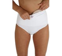 Comfizz.. Womens Ostomy/Hernia/Post Surgery Support Briefs - High Waist - Level 1 Light Support (White, M/L)
