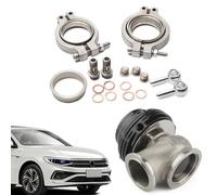 COMFOLIVING 38mm Wastegate,Turbo Wastegate - 38MM Turbo Exhaust Manifold External Turbocharger with Flange,Turbocharger Waste Gate Valve, Tial MVS 38mm Wastegate for Turbocharger Systems, Specific