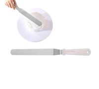 COMFOLIVING Cake Icing Spatula,Cake Spatula - Offset Cake Decorating Spatula,Stainless Steel Icing Spreader,Cake Decorating Tools