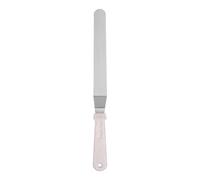 COMFOLIVING Cake Spatula, Cake Decorating Spatula,Stainless Steel Cake Spatula for Icing More, Extra Long Handle - Angled Cake Spreader,