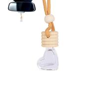 COMFOLIVING Car Diffuser Bottles - 6ml Heart Shaped Hanging Car Diffuser | Air Freshener Perfume Bottles | Heart Shaped Car Fragrance Diffuser | Car Fragrance Diffuser for Home, Automotive Shops