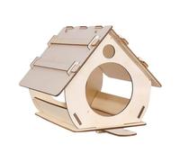 COMFOLIVING DIY Wooden Birdhouse, DIY Birdhouse Kit | Birdhouse Kit Build It Yourself - Creative Hanging Birdhouse for Birdhouse