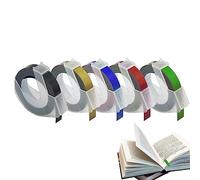 COMFOLIVING embossed label maker, Handheld 3D label machine, Manual Embosser Label Makers for Lettering Waste- Printing embossing label maker Pre-Cut Partitions Embosser Label Makers for Easy Use