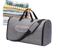 COMFOLIVING Garment Duffle Bag,Duffle Carry On Garment Bag | 2 in 1 Convertible Weekend Bag - Carry On Convertible Duffle Garment Bag for Men - Travel Bag Suit Business Travel Bag, all grey, se
