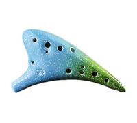 COMFOLIVING Instrument 12 Holes | Alto C Classic Ceramic Musical Instrument - Classic Alto C Ceramic Instrument Colorful for Kids, Beginners to