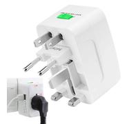COMFOLIVING International Plug Adapter, International Wall Charger - Travel Adapter Converter - Worldwide Travel Adapter Charger Outlet Converter for Laptop, Mobile Phones, Cameras, AUS, EU,