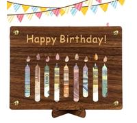 COMFOLIVING Money Gift Holder - Money Gift Holder for Birthday, Birthday Money Holder for Cash, Happy Birthday Card Money Box, Craft Ornament, Money Holder, Rust