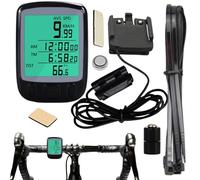 COMFOLIVING Odometer for Bikes,Bicycles Odometer Speedometer | Wired Bike Odometer with LCD Display - Bicycles Milage Tracker, Portable Multifunctional Bike Accessories for Bikes, Scooters