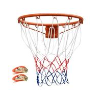 COMFOLIVING Outdoor Basketball Hoop, Metal Basketball Hoop | All-Purpose Steel Basketball Rim | Easy to Use Basketball Hoop for Backyard, Driveway, Play Area and
