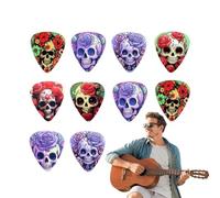 COMFOLIVING Picks For Acoustic Guitar | Colorful Acoustic Guitar Plectrum,Instrument Accessory For Guitar Students, Guitar Amateur, Guitar Beginner, Music Fans