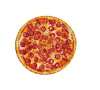 COMFOLIVING Pizza Blanket, Realistic Funny Food Blankets, Personalized Throw Blanket Novelty Gift, Perfectly Giant Round Blanket Novelty Tortilla Throw Food Wrap Blanket, 300 GSM Soft Flannel