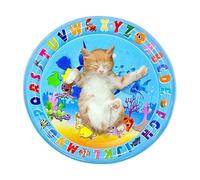 COMFOLIVING Sensory Water Mat For Cats, Water Mat For Cats, Cat Kicking Ball Toy Self- Mat, Water Sensory Playmat For Cats, Cat Toys For Bored Indoor Cats, Interactive Toys For Cats To Alone