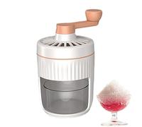 COMFOLIVING Shaving Ice Cream Machine, Crank Shaver, Ice Breaker Shaver, Portable Detachable Snow Cone Machine for Drinks, Offices, Outdoors, Home
