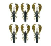 COMFOLIVING Soft Baits for Crabs, Crab Lures for Bass Fishing,6 Crabs for Bass Fishing | Realistic Fishing Lure Bass Action Walking for Fishing
