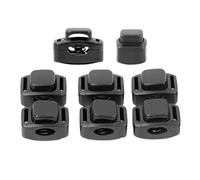 COMFOLIVING Spring Tilt Stopper Cord Stopper - Closure Cord, Round Clasps, Stopper Locks, Cord Locks, Spring Stopper with Round Clasps for Sportswear, Clothing, Bags