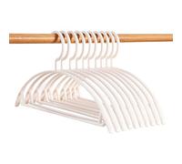 COMFOLIVING Wide Shoulder Seamless Hanger, Lightweight & Non Slip No Shoulder Bump Clothes Hanger, Space Saving Closet Organizer, Semi Round Clothes Hangers For Coat Sweater Jackets Shirts