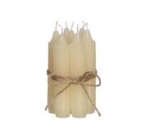 Comforder Taper Candles Set of 7, 11 cm, Cream, Plain Table Candles