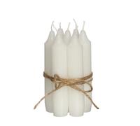 Comforder Taper Candles Set of 7, 11 cm, White, Plain Table Candles