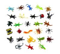 Comforso 28 Pcs Bugs Insect Figures Realistic Plastic Set