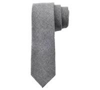 Comforso Men Ties,Premium Pure Color Necktie,6CM Wool-Touched Necktie,Business Formal Classic Elegant Neck-tie,Solid Uniform Pre-tied,Adjustable Neck Strap Tie for Business Wedding Party (1, Grey)
