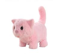 Comforso Realistic Cat Toy,Interactive Stuffed Animal That Meows,Walks & Wags Its Tail,Bringing Endless Joy Like a Real Pet,Great Gift for Cat Lovers